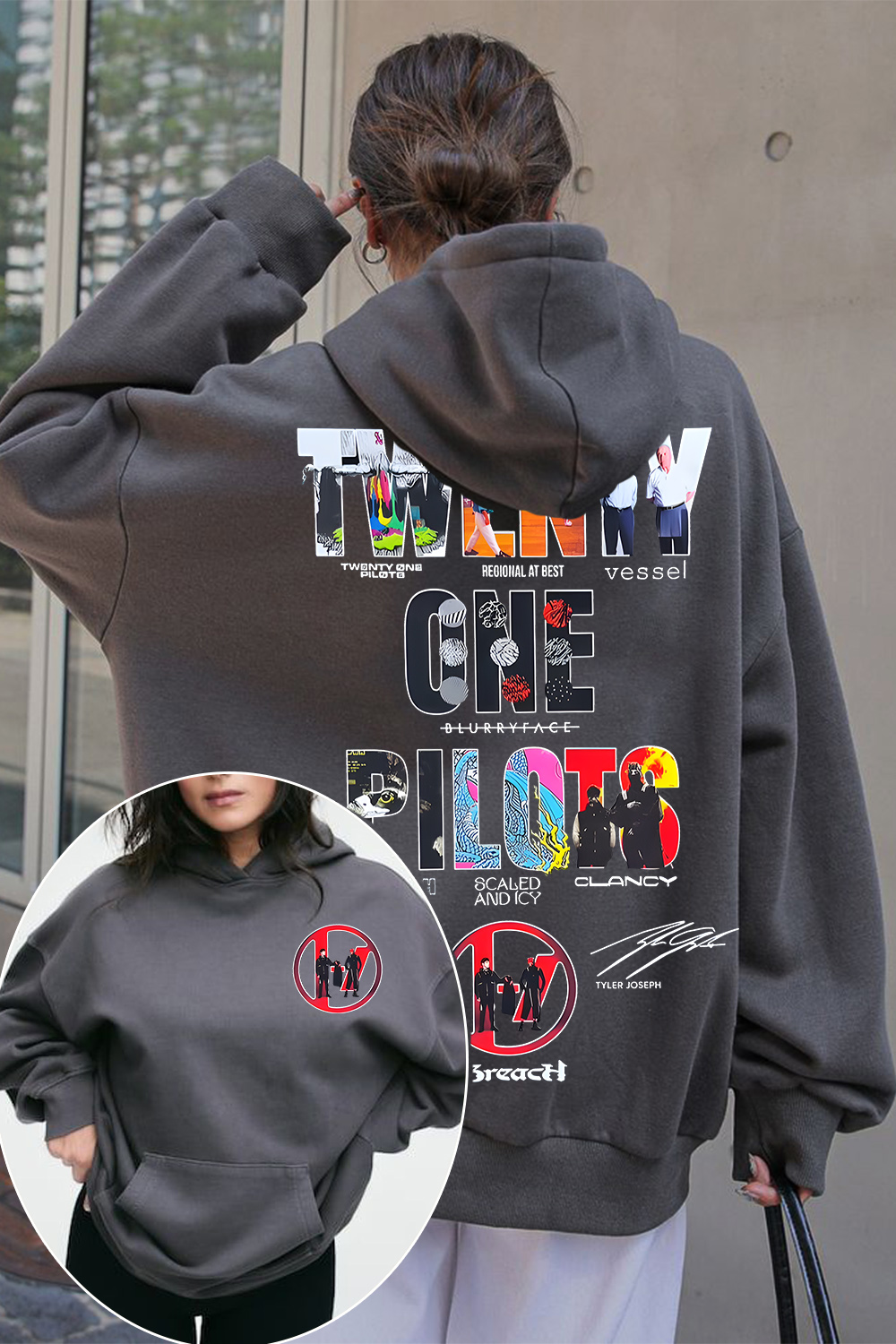 Twenty One Pilots Album Hoodie For Women
